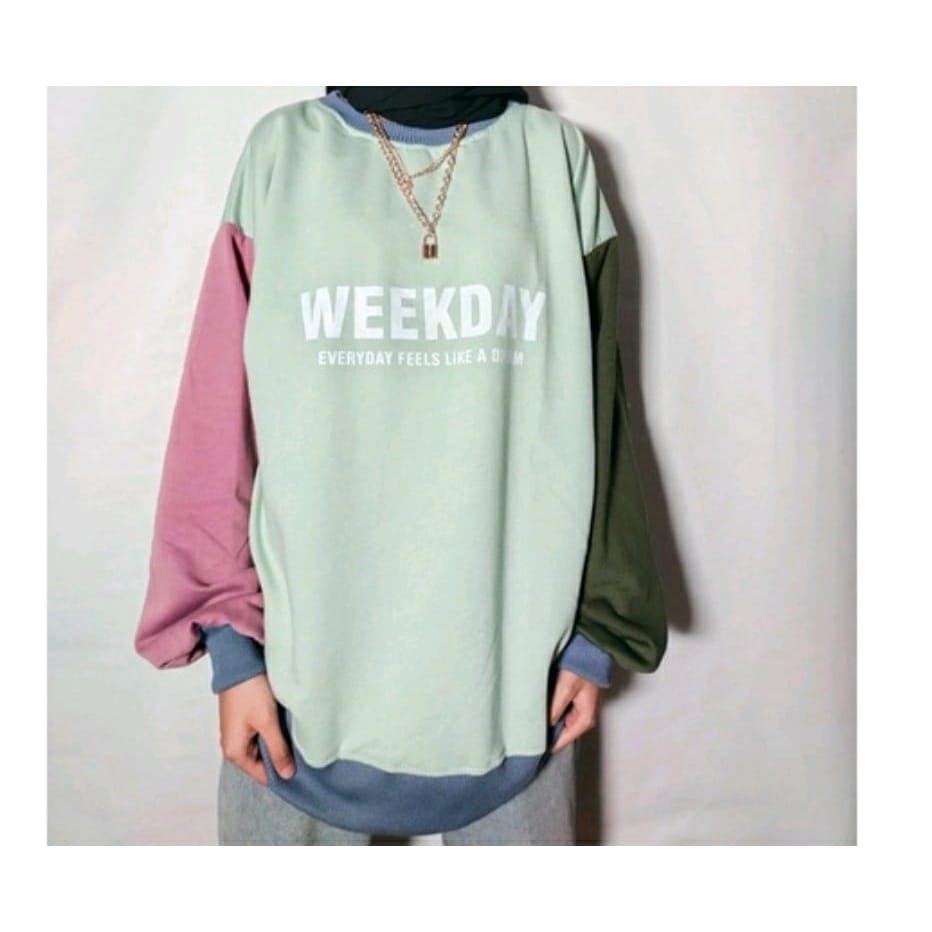 SWEATER WANITA OVERSIZE - WEEKDAY BIGSIZE XXL