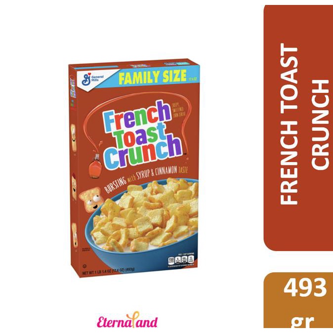 

French Toast Crunch Cereal - Sereal Sarapan Crunchy