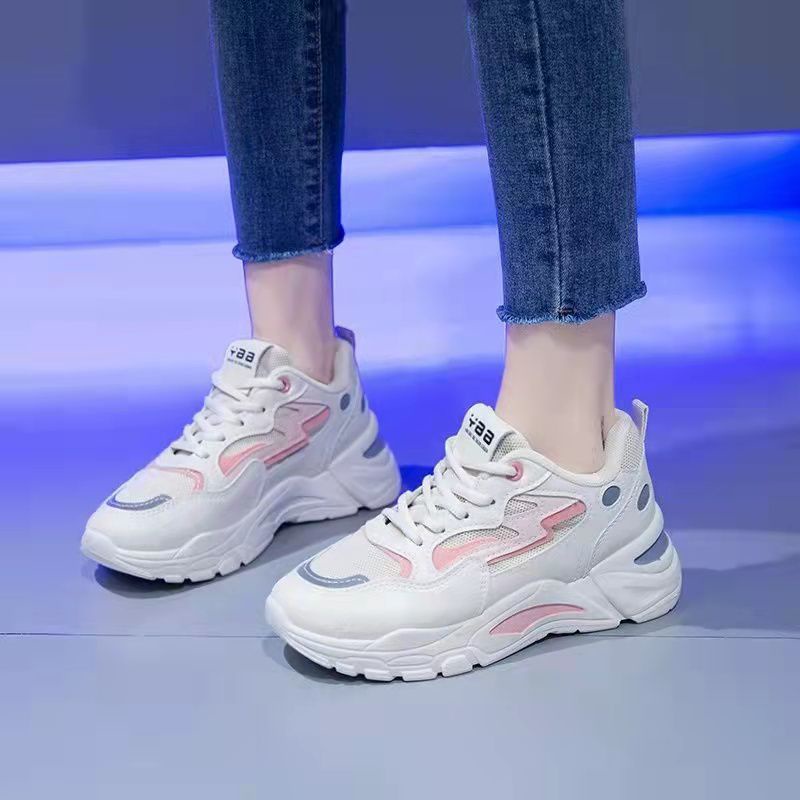 Free BOX Sepatu Sneaker Putih Wanita Import Premium Quality Sepatu Olahraga Sepatu Casual Sneakers Wanita Sport Shoes NS205A