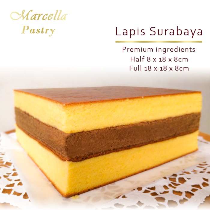 

Kue Lapis Surabaya MARCELLA PASTRY Premium