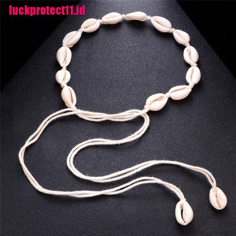 【LUCK】Stylish Beach Bohemian Sea Shell Pendant Chain Choker Necklace Women Jewelry