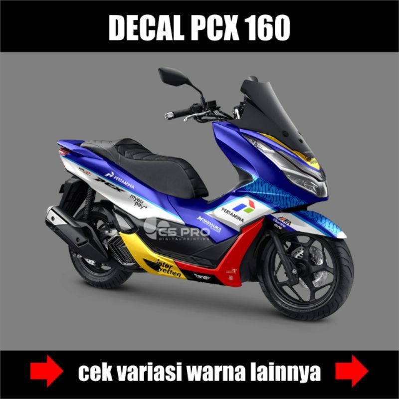 Decal PCX/Striping Full Body Motor PCX 160 Motip Mandalika