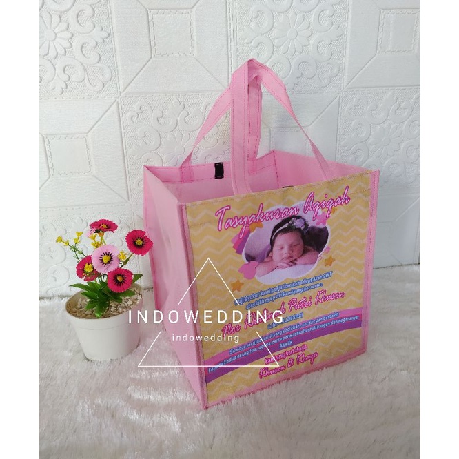

Tas Tasyakuran Aqiqah/Tas Haul/Tas Berkat Pernikahan/Tas Ulang Tahun/Goodie Bag/Tedhak Siten