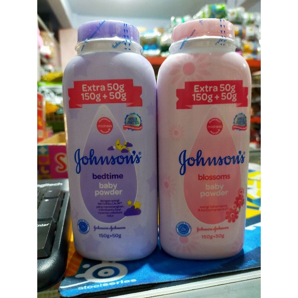 johnsons baby powder 150gr+50gr