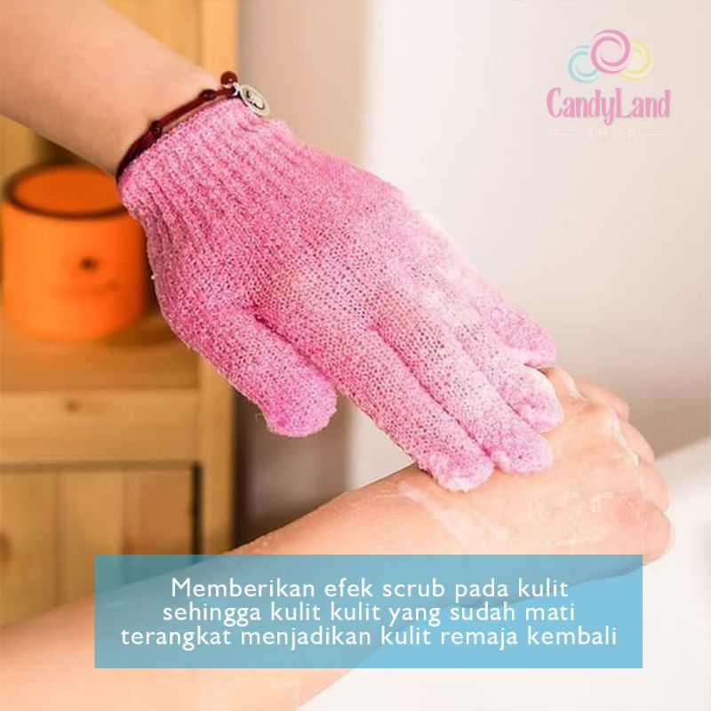 Sarung Tangan Mandi, Sikat Sarung Tangan Buat Badan / Body Scrub Glove