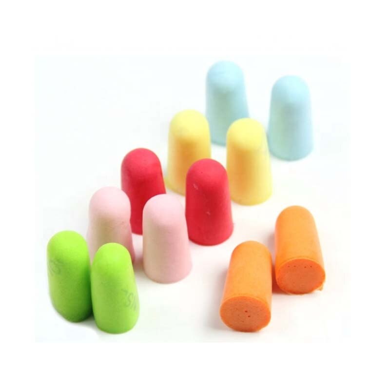 [BISA COD] Penutup Telinga Busa EAR PLUG Sumpelan Penyumbat Kuping Earplug Pelindung Telinga (Random)