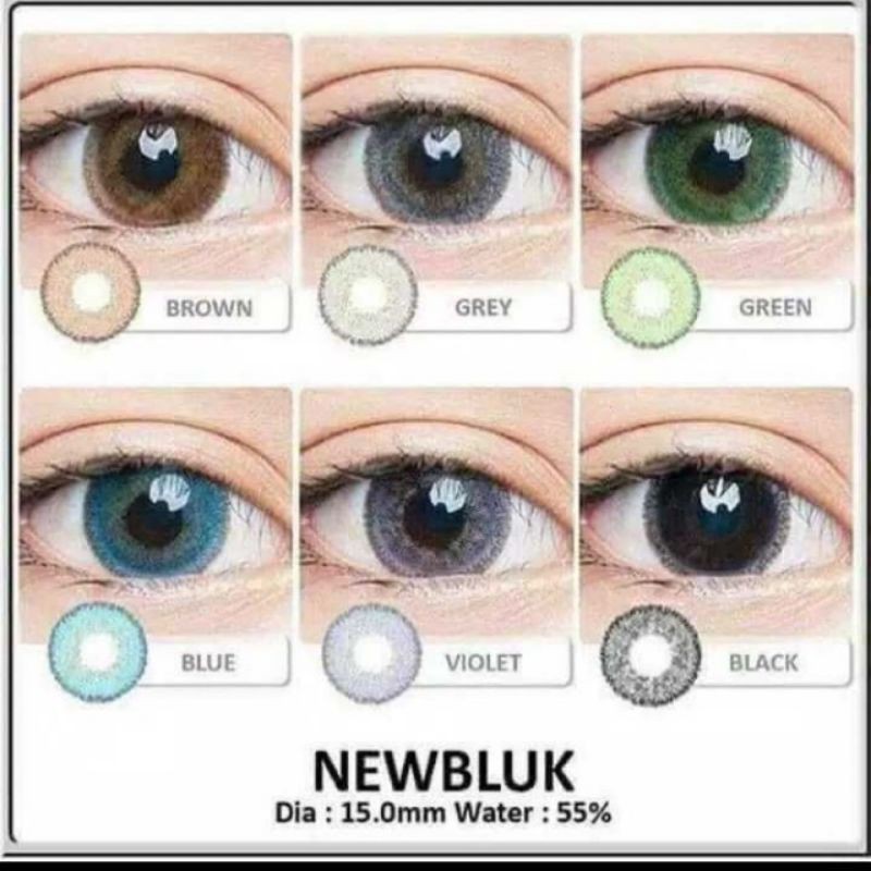 ❤Miss.Vinka❤ Softlens Newbluk 15mm Normal / Kontak Lensa Natural