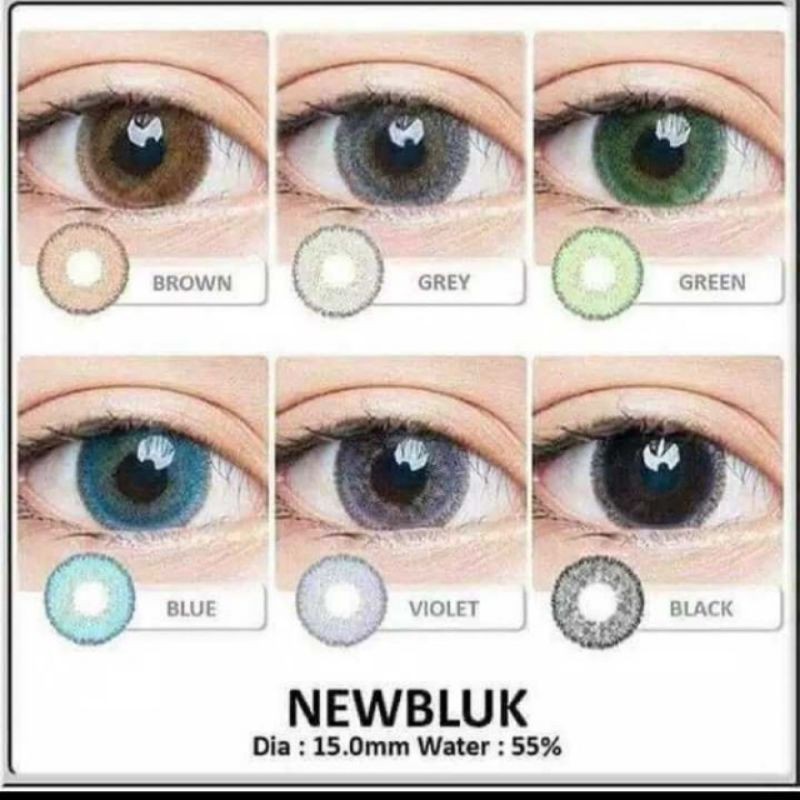 ❤Miss.Vinka❤ Softlens Newbluk 15mm Normal / Kontak Lensa Natural