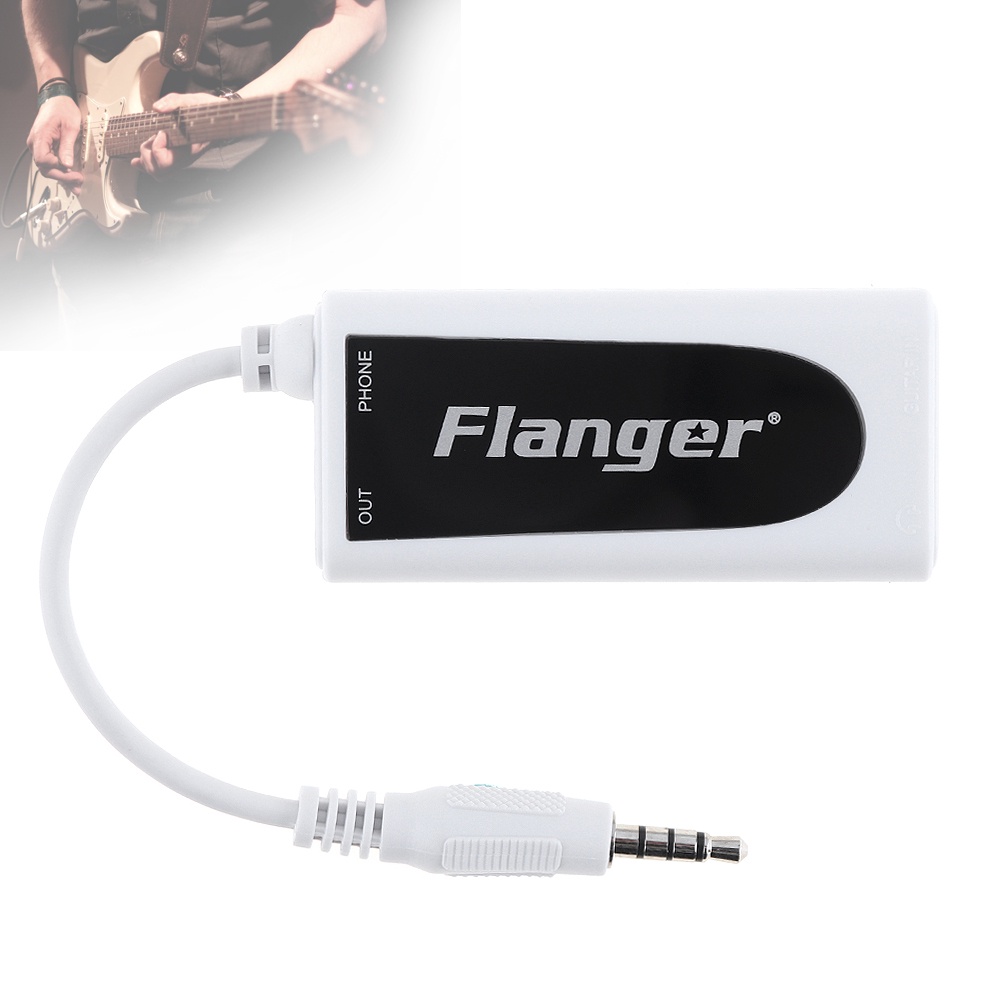 Flanger Jack 3.5mm Untuk Efek Gitar Bass Ke Smartphone