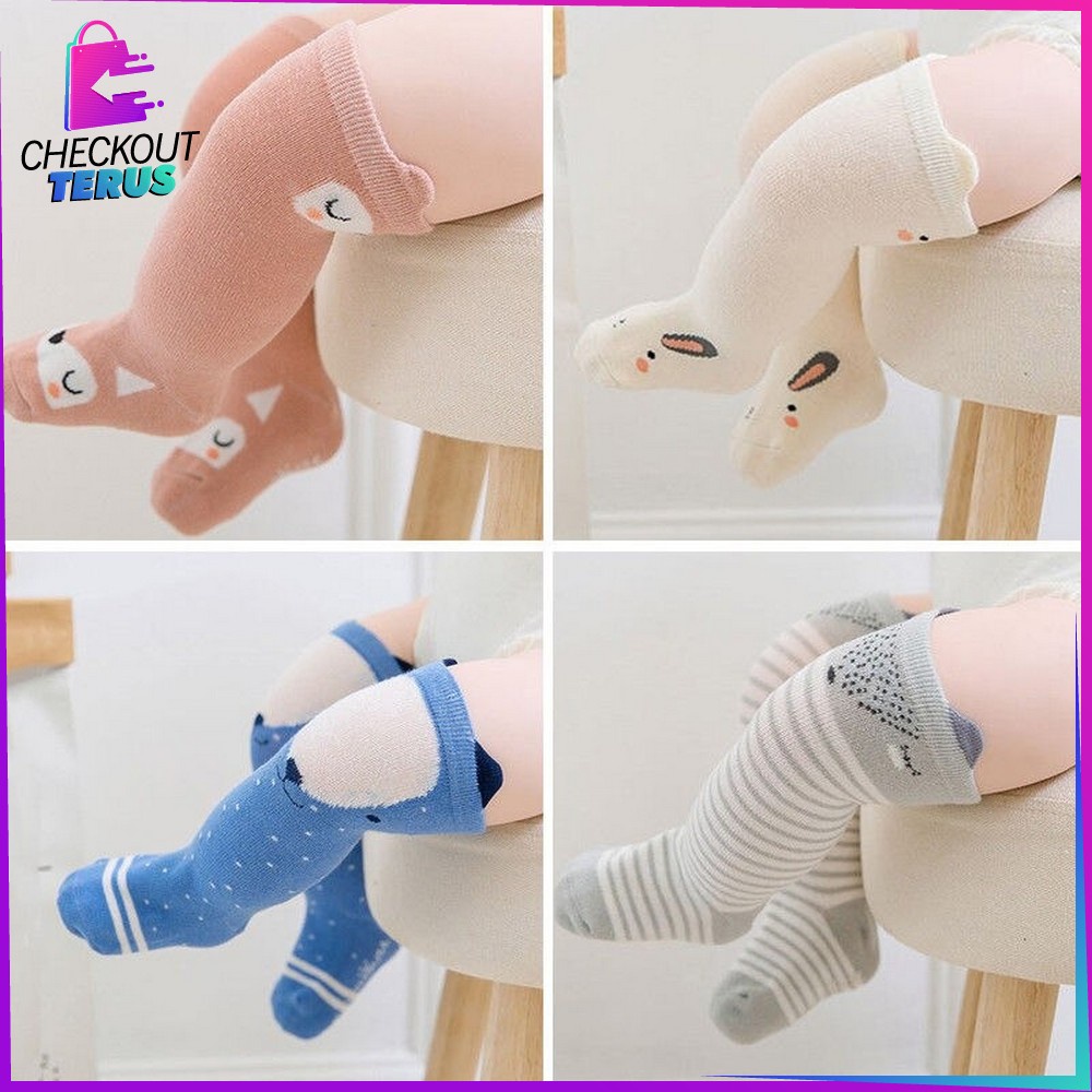 CT P6 Kaos Kaki Anak Bayi Panjang Kaos Kaki Anti Slip Anak Bayi Kaos Kaki Motif Lucu Kaos Kaki Fashion Korea Socks Import Murah