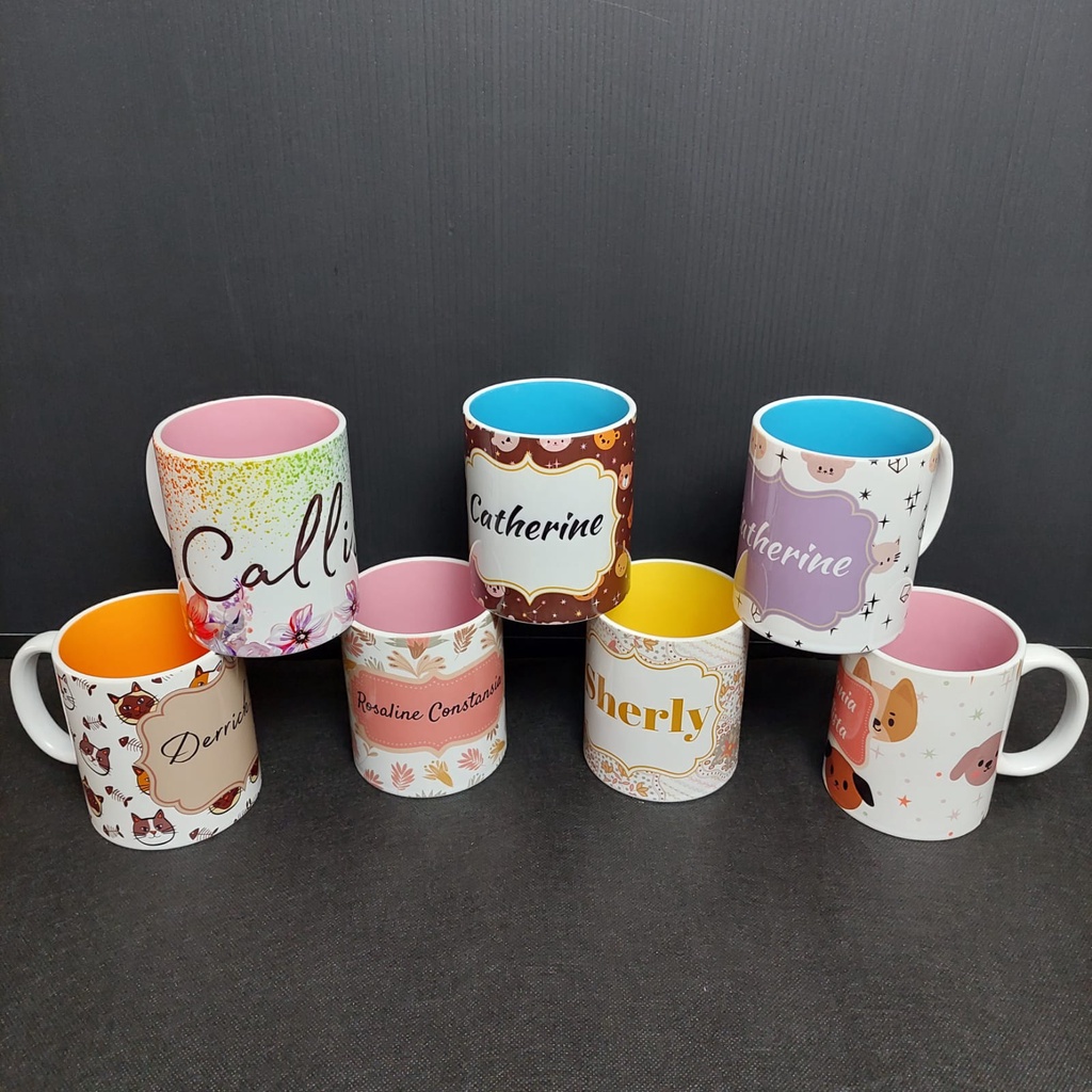 Mug Cantik Custom Nama