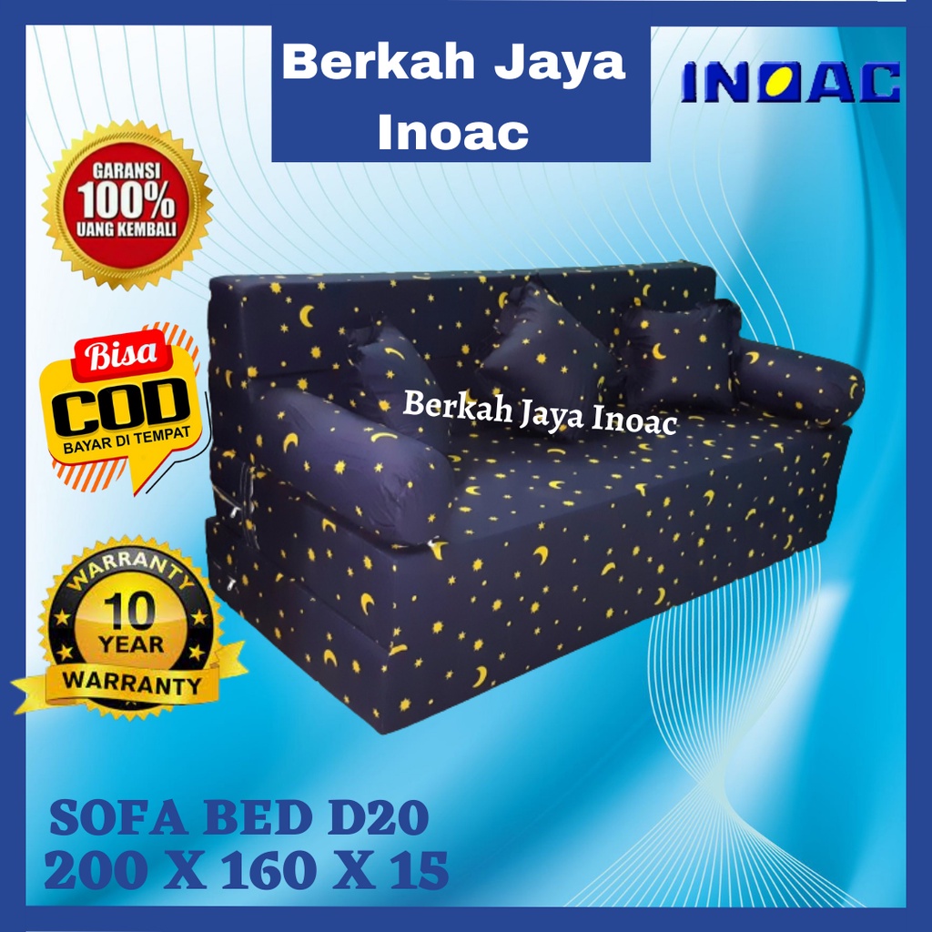 Sofabed Inoac Murah / Termurah Sofabed Inoac Uk 200 x 160 x 15 cm Busa Eon Lg d23 / Sofabed Busa Ino