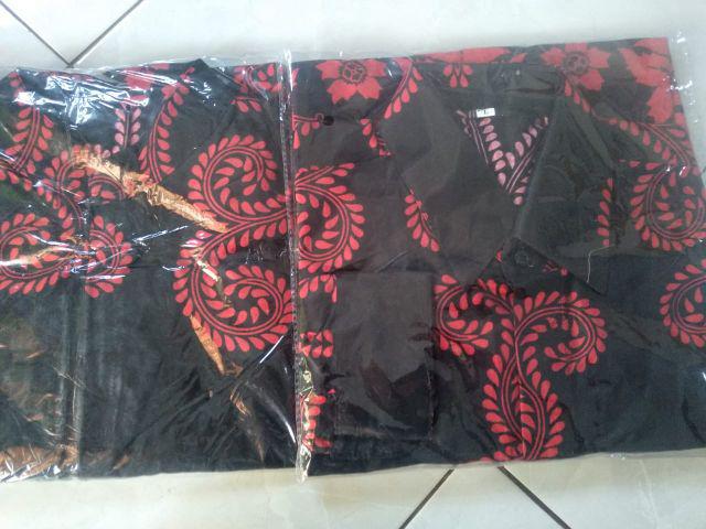Batik Couple Keluarga// Baju Batik Naga Merah Couple Anak