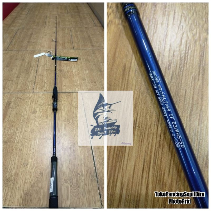 Joran Spinning DAIWA SALTIGA SF 63MHS-SD PE2-3 250Gram
