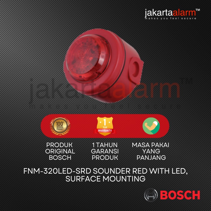 Jual Bell Sirine Fire Alarm Sounder Conventional With Led Sirine FNM ...