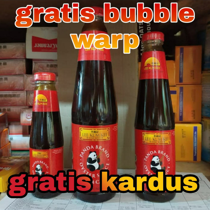 

Ready- Lee Kum Kee Saus Tiram Cap Panda 770Gr+Bubble Warp(Botol Besar)