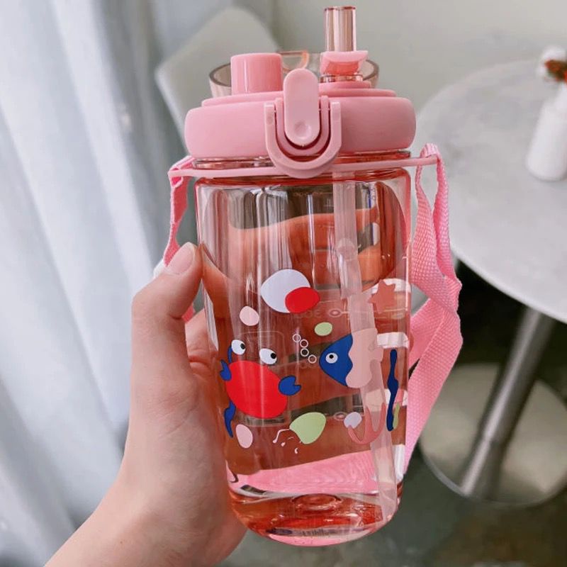 Botol Minum TRENDY Botol Minum EKSLUSIF Tali 550ml BPA FREE 7305 &amp; 7306