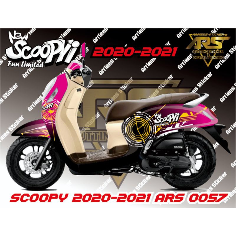 STICKER SCOOPY 2021 CUSTOM - DECAL HONDA SCOOPY FULL BODY