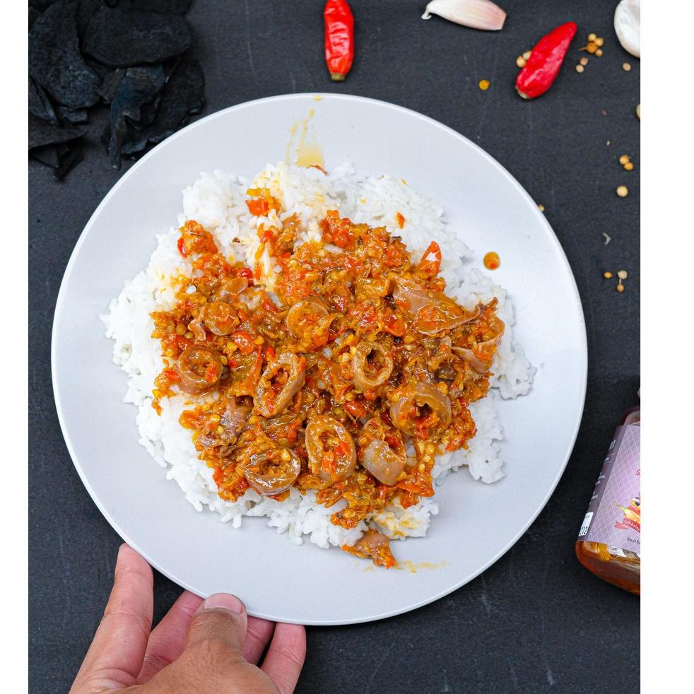 

㊏ SAMBAL BU DJUI Sambal Curang Cumi Arang Best Seller ¤