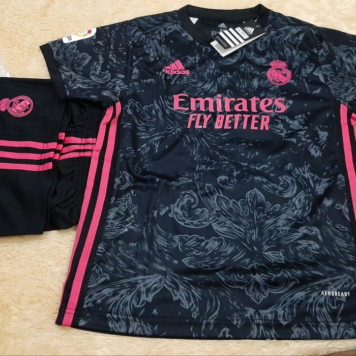 KAOS BOLA BAJU BOLA REAL MADRID 3RD KIDS ANAK 2020 2021 GRADE ORI JERSEY LIMITED EDITION KEREN TREN 
