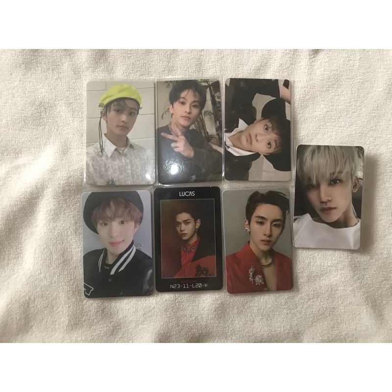 PHOTOCARD NCT, MARK JAEMIN,AC LUCAS, WINWIN,JUNGWOO