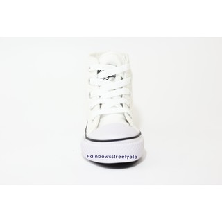 rainbows sepatu  anak converse  kids model  boot warna  putih  