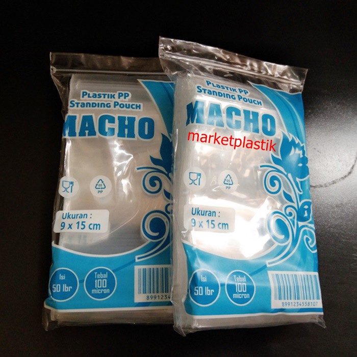 Standing Pouch 9x15cm-Plastik Klip Berdiri-Plastik Berdiri-Standing Pouch