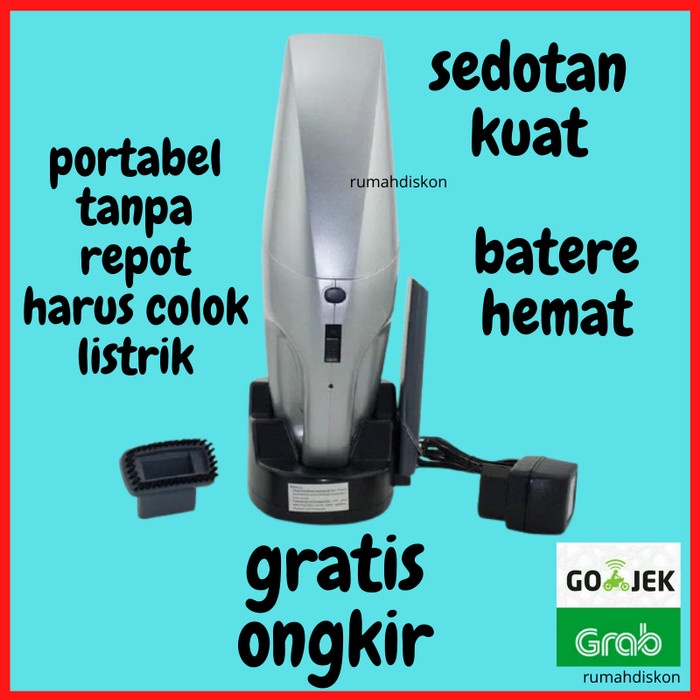 RECHARGEABLE VACUUM CLEANER TANPA KABEL