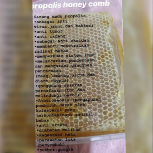 

Madu propolis honey comb