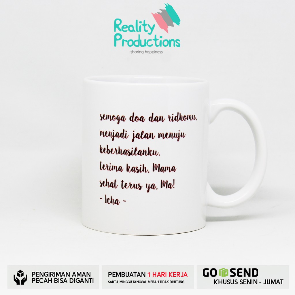 Mug Anak Rangkul Ibu untuk Kado Ibu