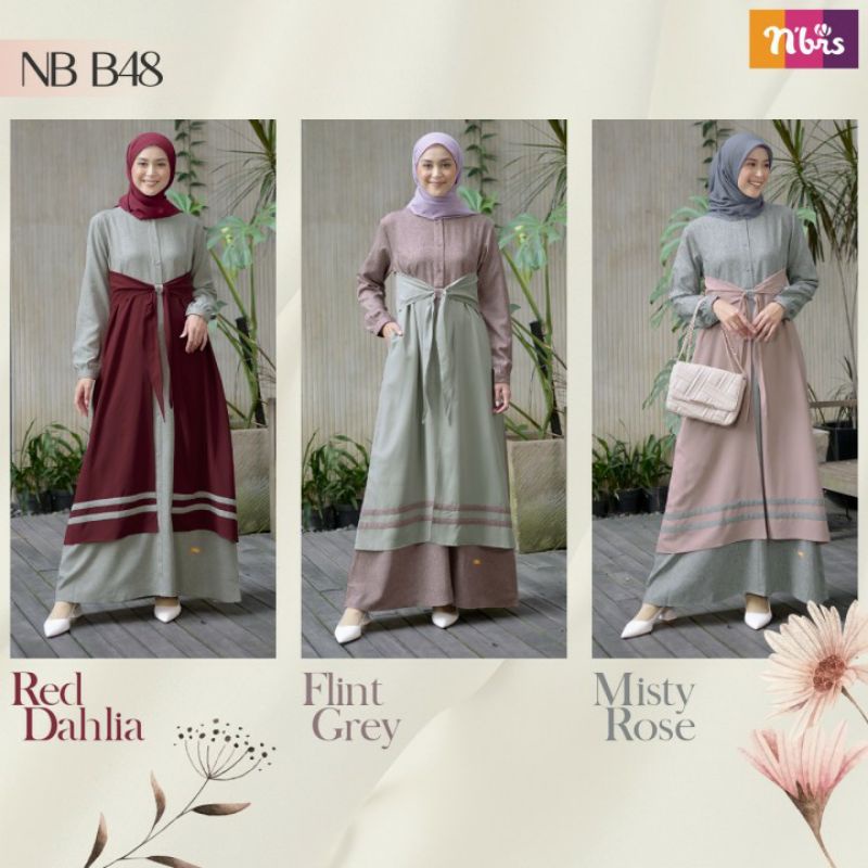 PROMO DISKON GAMIS/DRES NIBRAS NB B48 TERBARU 2022