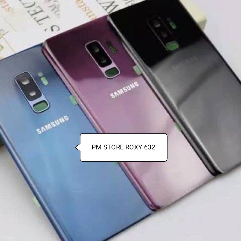 Backdoor back casing tutup belakang samsung S9+ s9 plus original plus kaca kamera