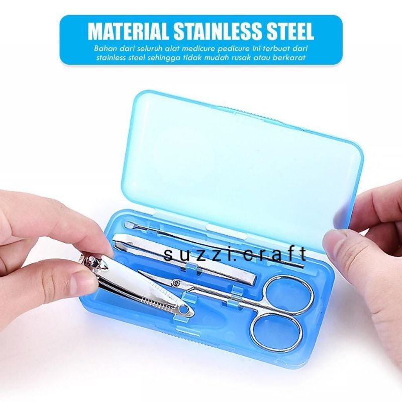 manicure pedicure set alat perawatan kuku
