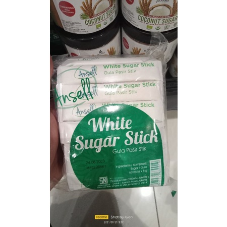 

Ansell White Sugar Stick 60 sticks x 8 g