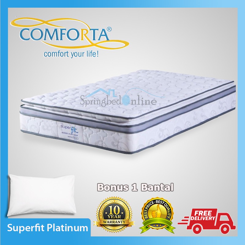 Springbed Comforta Superfit Platinum 140x200 Kasur Saja