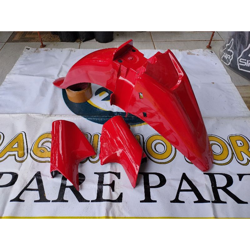Spakbor Depan+Tutup Sok FIZR / Fizr Merah - Pnp Vega R Lama