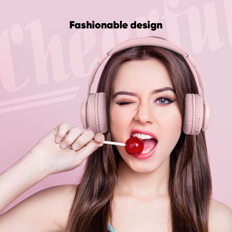 Bepop Headset Bluetooth 5.1 Wireless Headphone Dan Mic BT06C