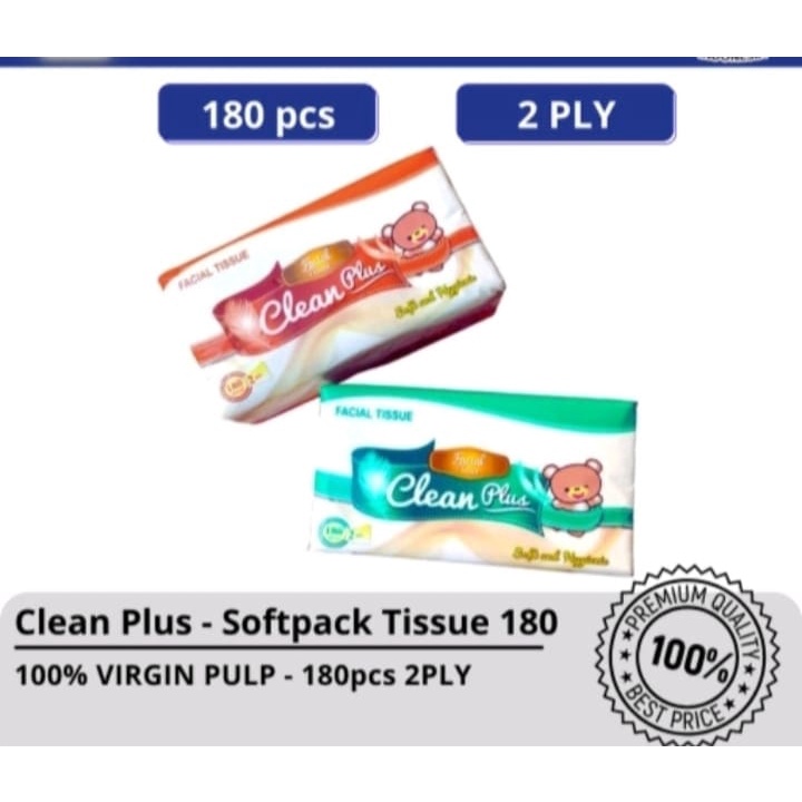 TISSUE 180 SHEETS / TISU NICE 180 LEMBAR / TISU WAJAH HALUS BERKUALITAS 1 PACK FBL