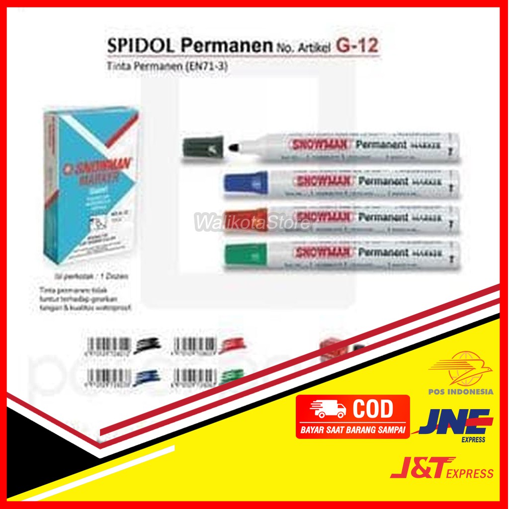 

Spidol Permanen Snowman G / Permanent Marker