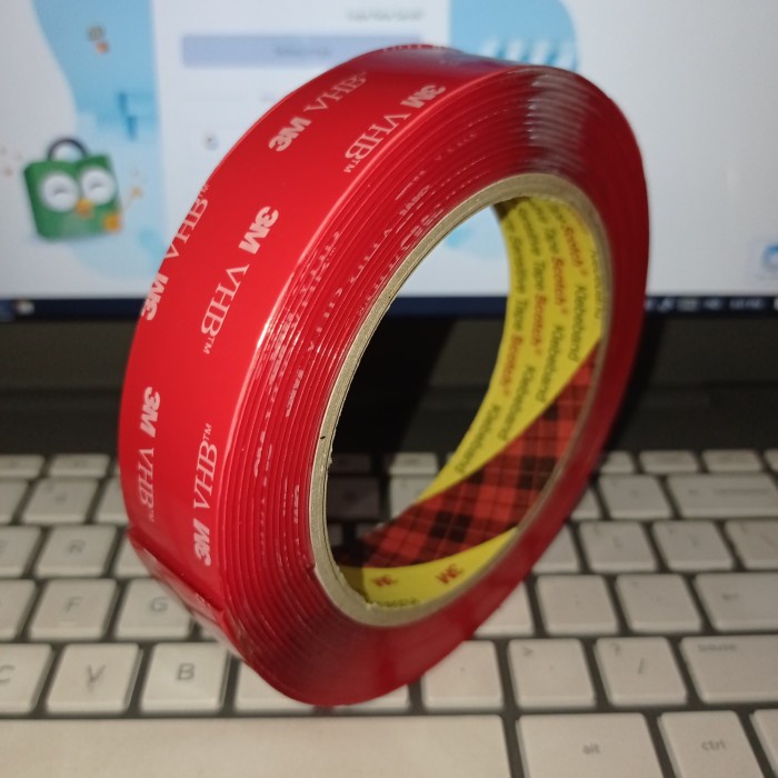 

Hemat Double Tape Bening 3M Vhb 4910 24Mm X 4,5M - Double Tape Clear Bergaransi