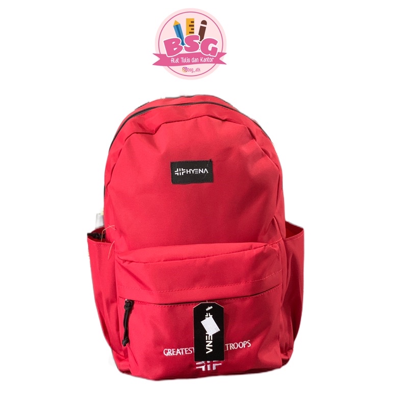 

Tas ransel laki-laki/perempuan HYENA LP09 warna merah