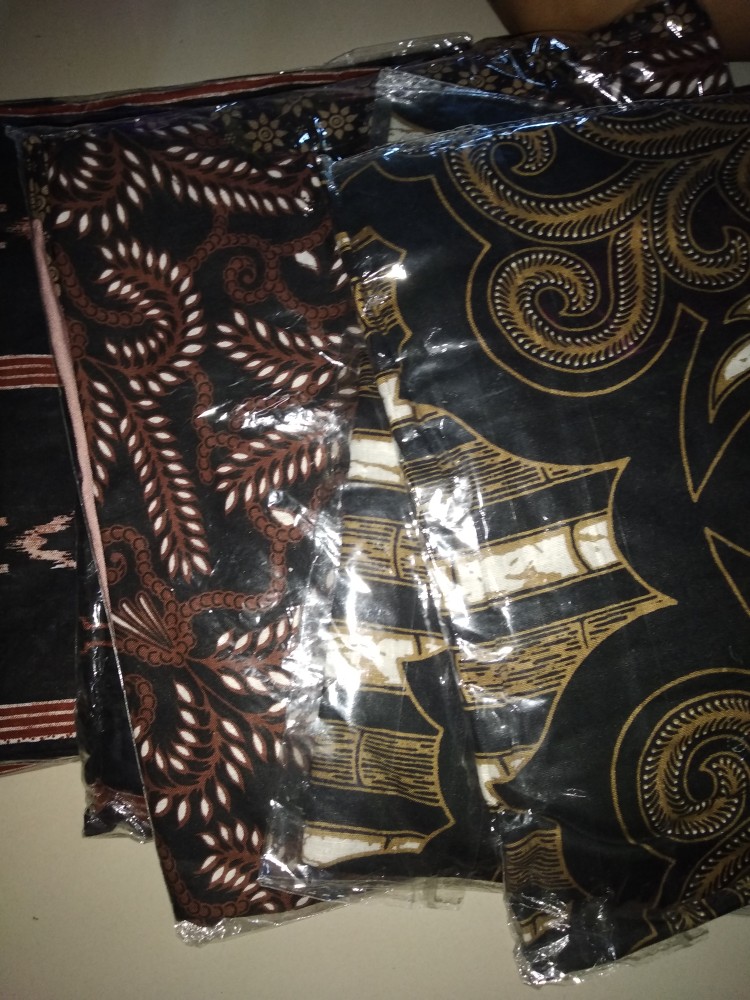 Tey-17 Batik Wanita Asj Sa Hrb026 Kenongo Kemeja Tosca Pendek