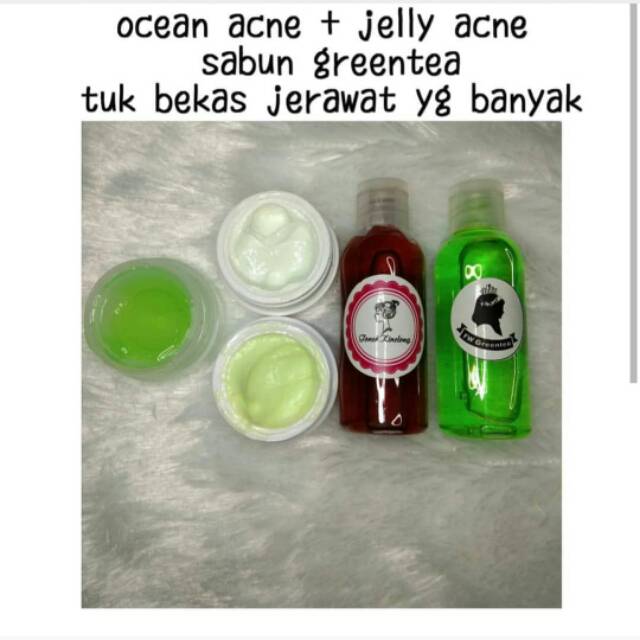 Crown Skincare paket acne + jelly acne