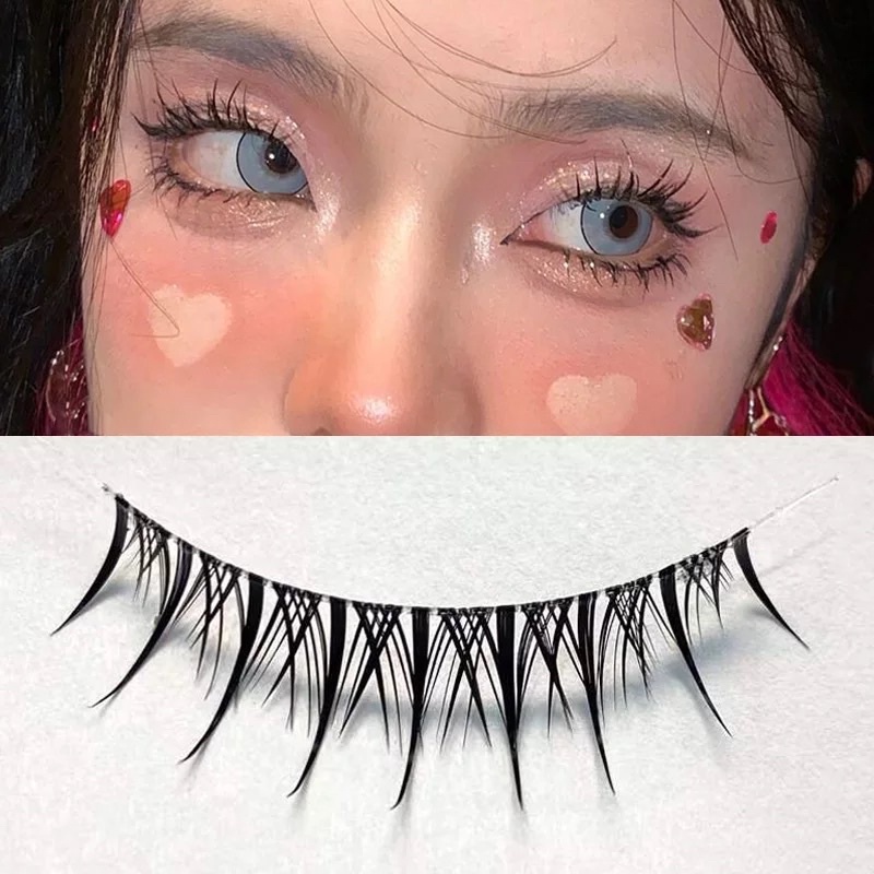 F13 FAIRY LASHES New 5 Pairs COS Mink Eyelashes Reusable Soft Transparent Stem Natural Wispy False Eyelashes Beginner Makeup Eyelash Extensions