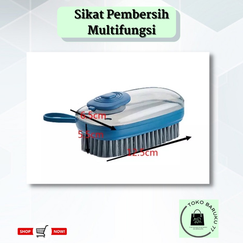 (KEYA) Sikat Pembersih Multifungsi / Sikat Baju Sikat Toilet Tempat Sabun