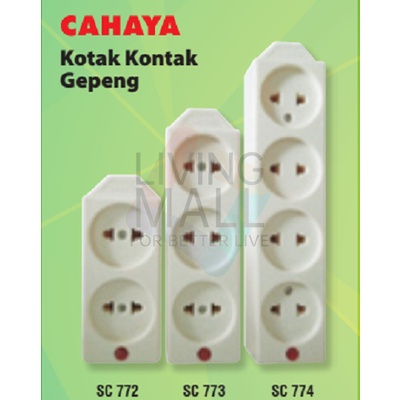 NEW STOP KONTAK LUBANG/SOCKET GEPENG/SOCKET CAHAYA SNI