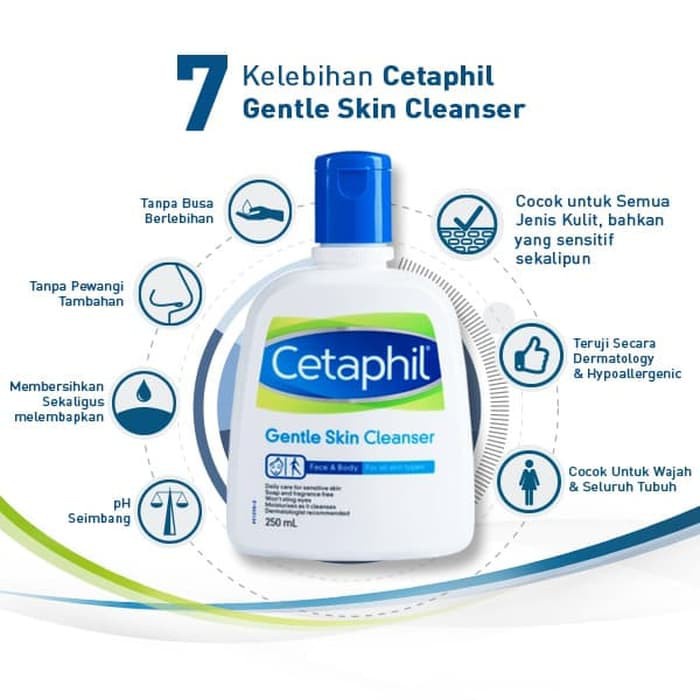 SALE NEAR Expaired (Original BPOM) Cetaphil Gentle Skin Cleanser Facial Wash 500 ml / 250 ml Kulit Sensitif - Ukuran Besar / Jumbo- Sabun Pencuci Pembersih Wajah Cetapil Cethapil -  Sabun Cuci Muka Foam Cleanser Pemcuci