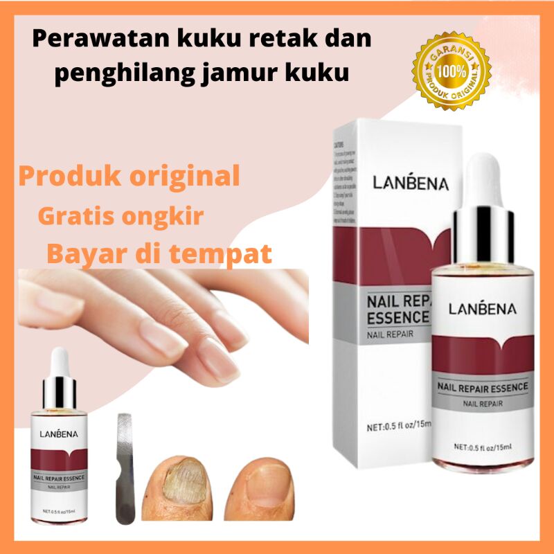 Obat Kuku Jamur dan Rusak Yang Ampuh Serum Lanbena Nail Repair Treatment Perawatan Kuku Kaki