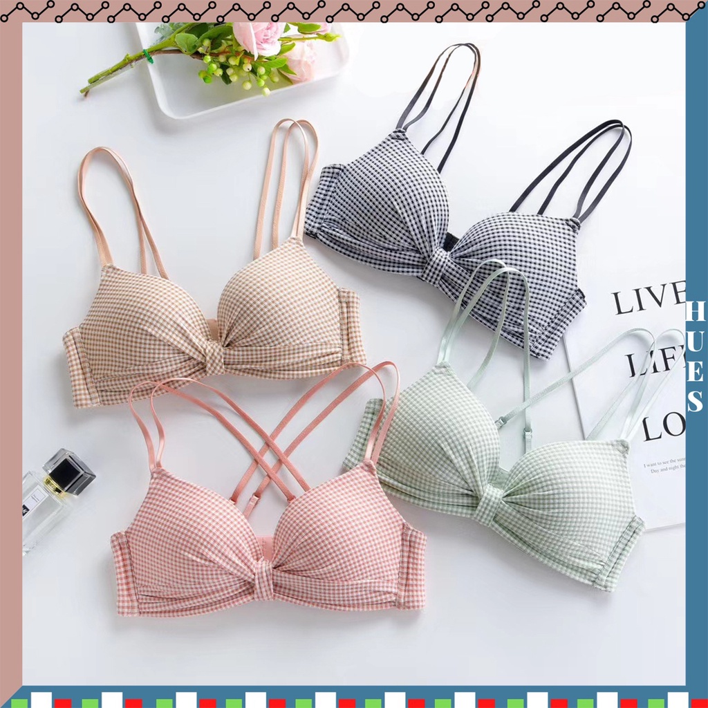 HUES.ID Bra Jepang Tanpa Kawat Bra Import Premium Asian Style 9011