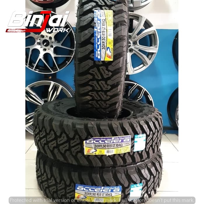 Ban Mobil Ring 15 Offroad 30 x 9.5 M/T ACCELERA MT 30 9,5 R15 - GRATIS PASANG dan Balancing di Toko